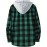 Men's Plaid Hooded Shirt Jacket with Chest Pocket - Casual Fall Winter Outwear